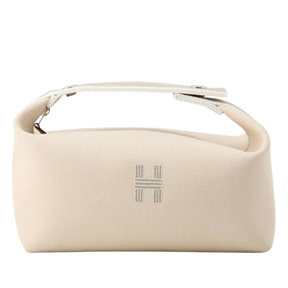 Hermes Handbags - Pre-Loved Hermes Small Toile Bride A Brac Case